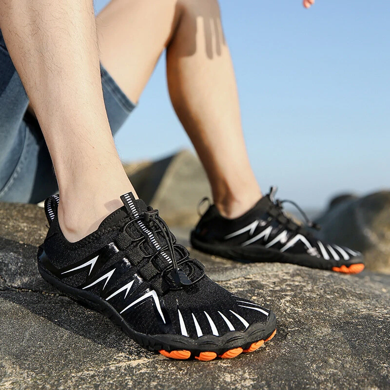 (image for) TENGOO Beach Wading Sandal Five Fingers Barefoot Design Quick Dry Soft Breathable Surf Fishing Fitness Water Sports Shoes